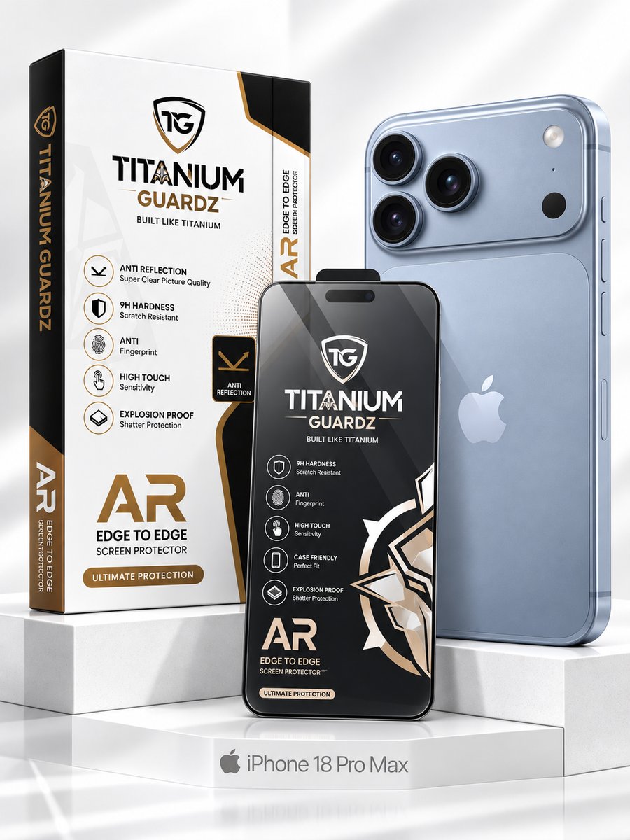 iPhone 18 Pro Max Tempered Glass Screen Protector